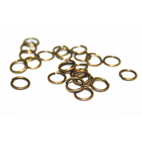 JUMP RINGS Brass Antique 0.8X5mm