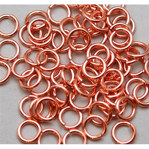 JUMP RINGS Red Copper 1mm X 6mm