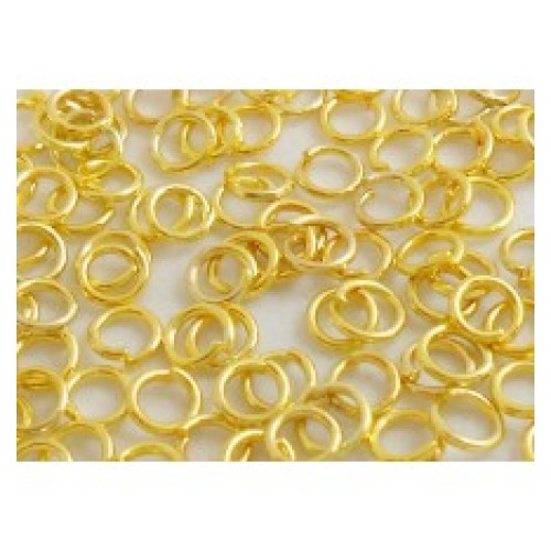 JUMP RINGS Gold colour 1.2X7mm