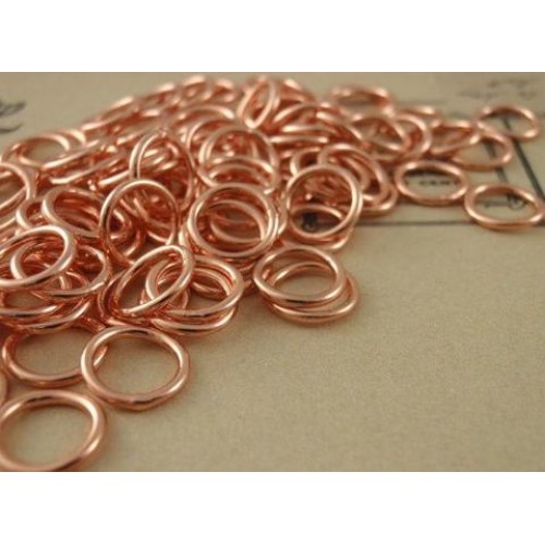 JUMP RINGS Red Copper 1mm X 8mm