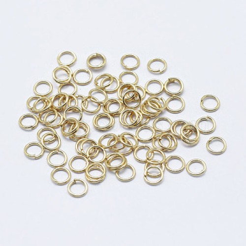 JUMP RINGS Stainless Steel Gold Colour 0,6Х4 mm