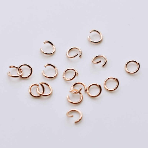 JUMP RINGS Stainless Steel Rose Gold 0,8Х 6 mm