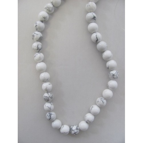 Howlite - White - 8mm