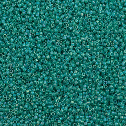 DELICA ROUND 11/0 (1,6mm), DB-166 Opaque Turquoise AB