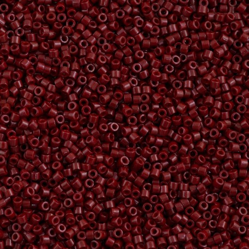 DELICA ROUND 11/0 (1,6mm), DB-654 Opaque Dark Red