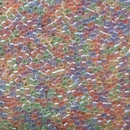 DELICA ROUND 11/0 (1,6mm), DB-MIX9044 RAINBOW LUSTER