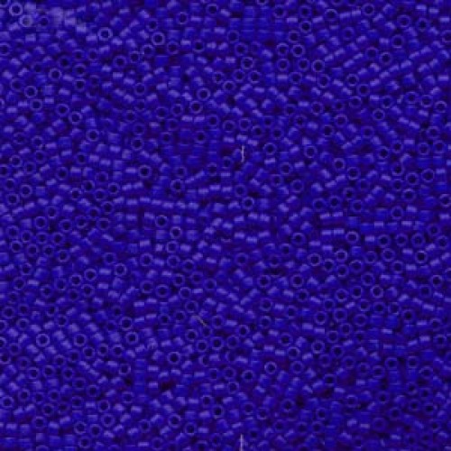 DELICA ROUND 11/0 (1,6mm), DB-756 Opaque Royal Blue Matted