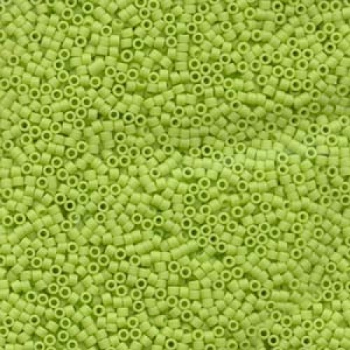 DELICA ROUND 11/0 (1,6mm), DB-763 Opaque Lime Green Matted