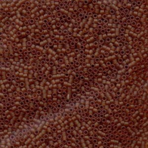 DELICA ROUND 11/0 (1,6mm), DB-764 Opaque Dark Brown Matted