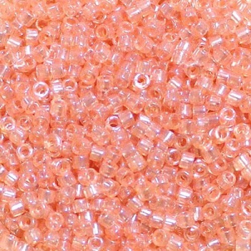 DELICA ROUND 11/0 (1,6mm), DB-106 Transparent Pink Luster