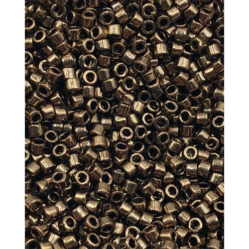 DELICA ROUND 11/0 (1,6mm), DB-22 Galvanized Bronze