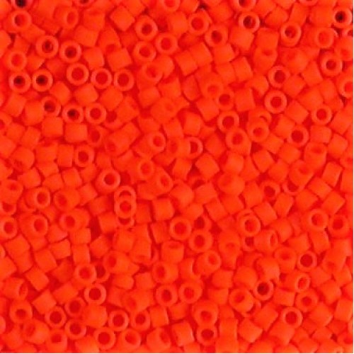 DELICA ROUND 11/0 (1,6mm), DB-752 Opaque Orange Matted