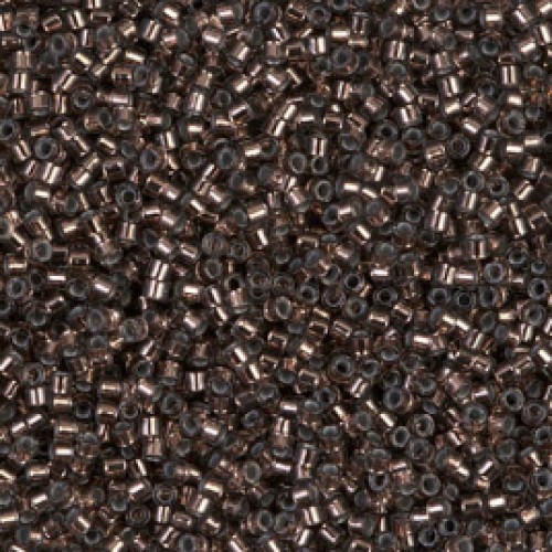 DELICA ROUND 11/0 (1,6mm), DB-184 Silver Lined Dark Bronze