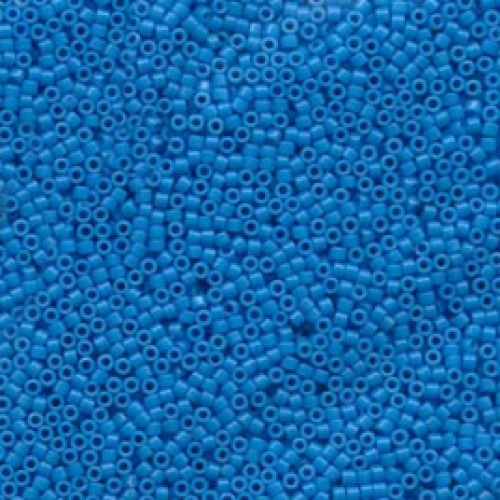 DELICA ROUND 11/0 (1,6mm), DB-659 Dyed Opaque Capri Blue