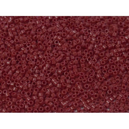 DELICA ROUND 11/0 (1,6mm), DB-1140 Opaque Dark Red