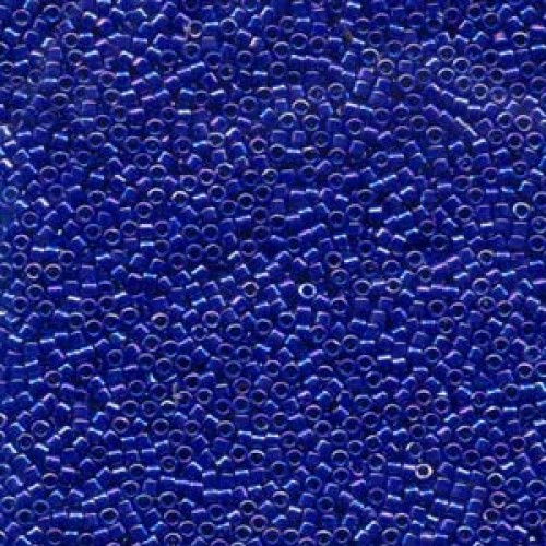 DELICA ROUND 11/0 (1,6mm), DB-165 Opaque Royal Blue AB