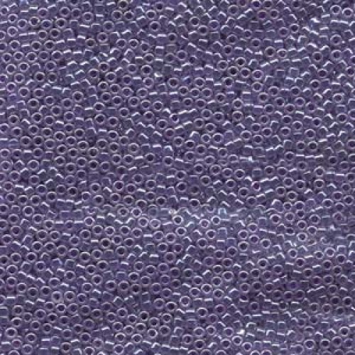 DELICA ROUND 11/0 (1,6mm), DB-250 Lined Crystal Violet Luster