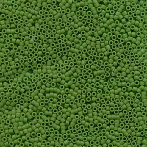 DELICA ROUND 11/0 (1,6mm), DB-754 Opaque Pea Green Matted