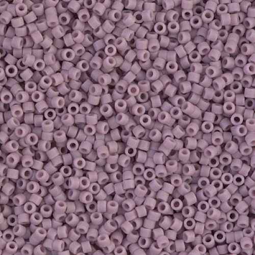 DELICA ROUND 11/0 (1,6mm), DB-758 Opaque Lilac Matted