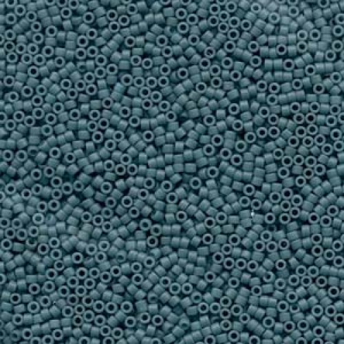 DELICA ROUND 11/0 (1,6mm), DB-792 Dyed Grey Blue Matted