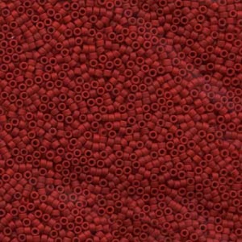 DELICA ROUND 11/0 (1,6mm), DB-796 Opaque Maroon Matted Dyed