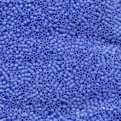 DELICA ROUND 11/0 (1,6mm), DB-881 Opaque Lt. Blue AB Matted