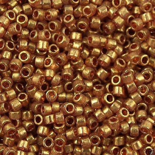 DELICA ROUND 11/0 (1,6mm), DB-115  Gold Rose Luster