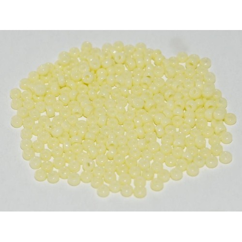 ROUND ROCAILLE 11/0  Duracoat Opaque  Light Lemon Ice 4451