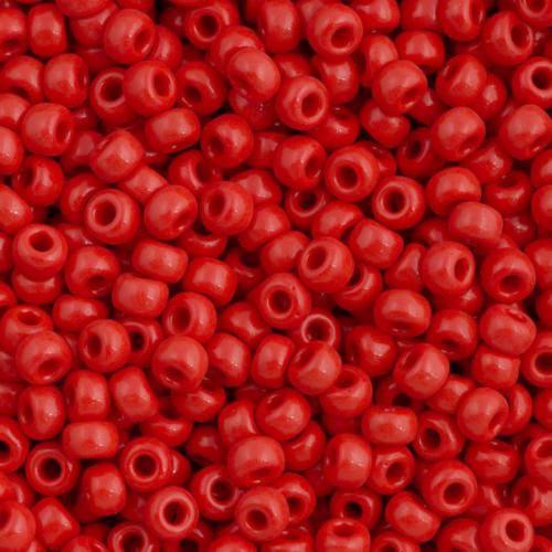 ROUND ROCAILLE 11/0 Opaque Red 408