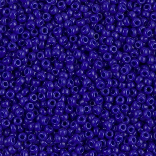 ROUND ROCAILLE 15/0 Opaque Cobalt Blue 414