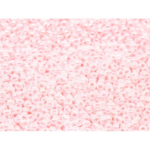 ROUND ROCAILLE 11/0 Opaque Pink Luster 427