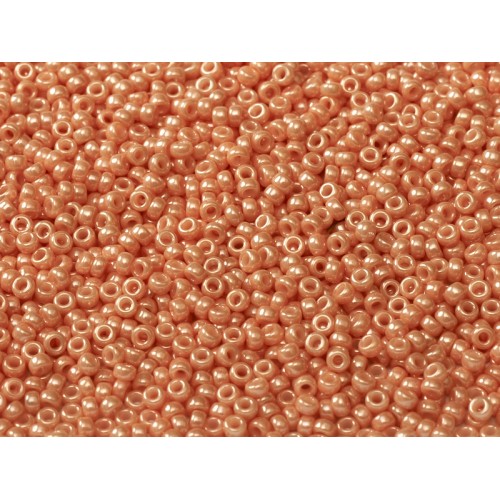 ROUND ROCAILLE 11/0 Opaque Salmon Luster 429