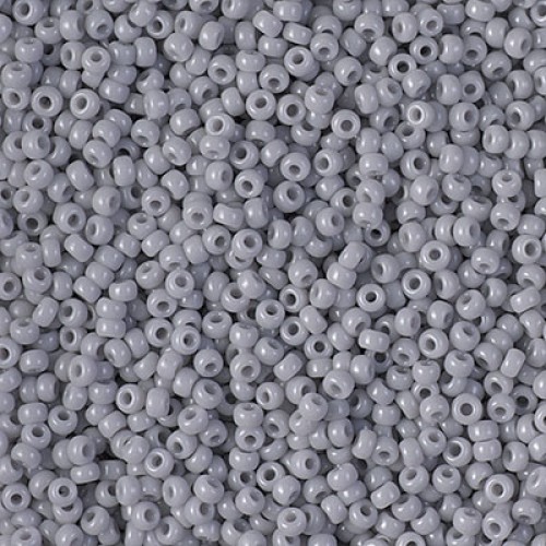 ROUND ROCAILLE 11/0 Opaque Cement Grey 498