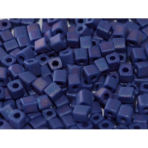 Square 1.8 mm Opaque Cobalt Matted AB 414FR/ 8.2 g