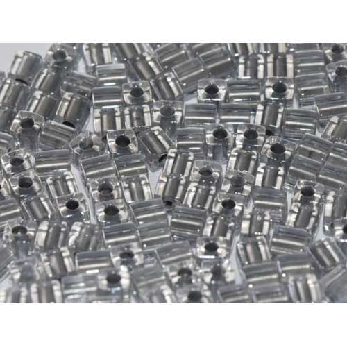 Square 1.8 mm Sparkling Pewter Lined Crystal 242/ 8.2 g