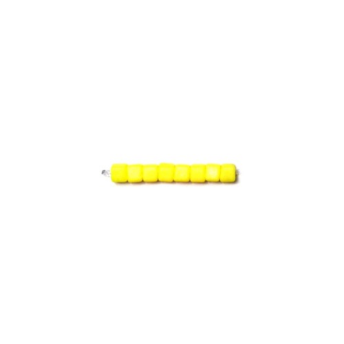 Square 1.8 mm  Opaque Yellow Matted AB 404FR/ 8.2 g