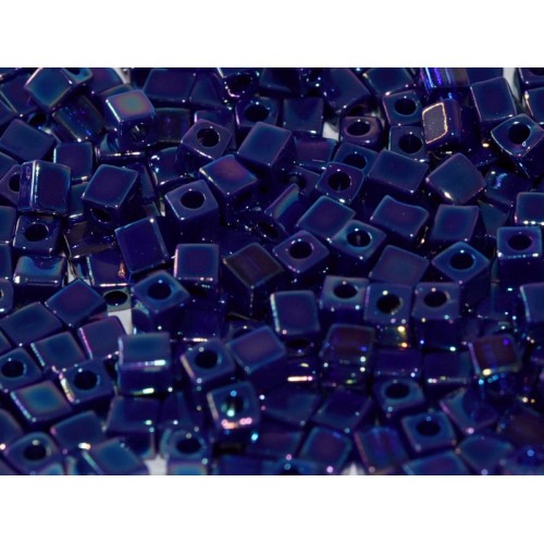 Square 1.8 mm  Opaque Cobalt Blue AB 484/ 8.2 g