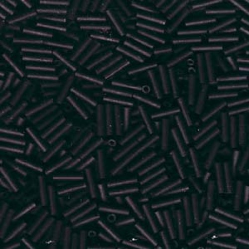 Bugles #2 - 6 x 1,7 mm Matted Opaque Black 401F