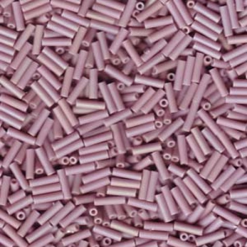 Bugles #2 - 6 x 1,7 mm Opaque Mauve Matted 410FR