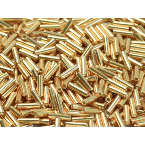 Bugles #2 - 6 x 1,7 mm  Galvanized Yellow Gold 1053