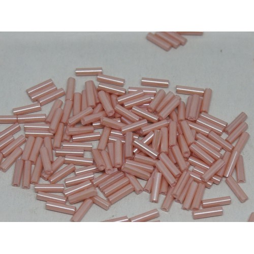 Bugles #2 - 6 x 1,7 mm Salmon Luster 3374