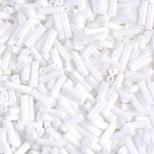 Bugles #2 - 6 x 1,7 mm White Opaque 402