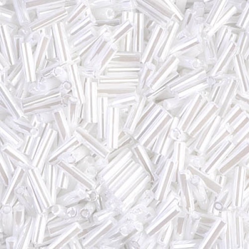 Bugles #2 - 6 x 1,7 mm White Ceylon 528