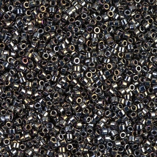 DELICA ROUND 11/0 (1,6mm), DB-26 Metallic Black Luster