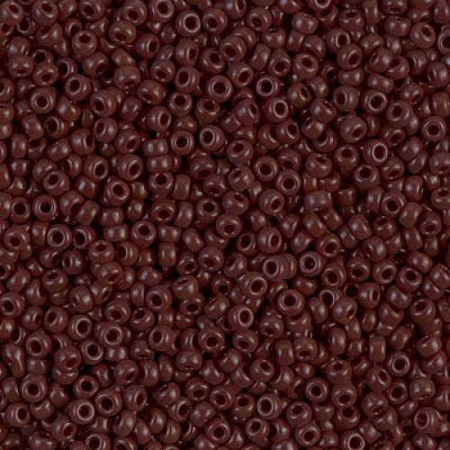 ROUND ROCAILLE 6/0 Opaque Chocolate 409 8,5g