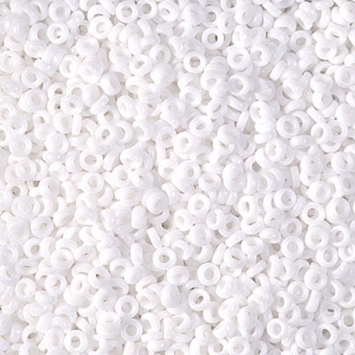 SPACER BEADS 2,2 x 1 mm White 402- 7 g