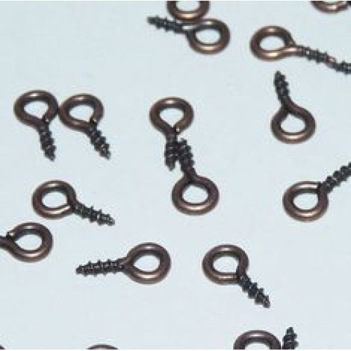 Screw Eyelet 8X4mm Copper Antique