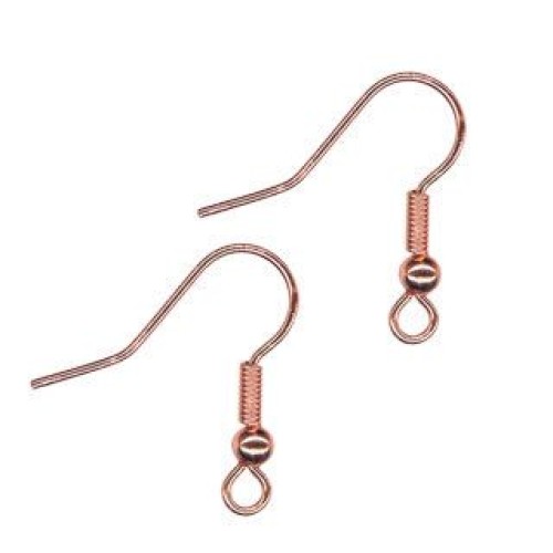 EARRING HOOKS Stainless Steel Rose Gold