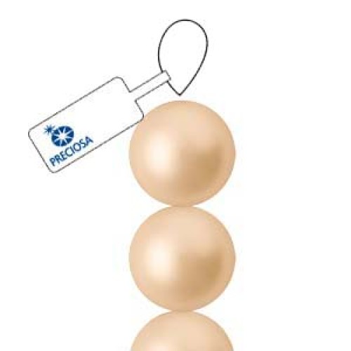 PRECIOSA MAXIMA 4MM PEARL ROUND-GOLD 31/ST