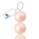 PRECIOSA MAXIMA 4MM PEARL ROUND-PEACH 31/ST